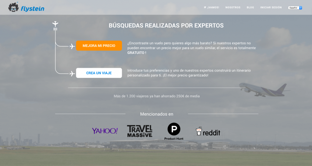 Flystein español buscar vuelos baratos pasajes economicos